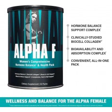 Комплексная формула для гормонального баланса и здоровья женщин Universal Nutrition Alpha F Women's 30 Packs  Universal