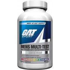 Men's Multi+Test, Multivitamin with Testosterone Support 90tabs German American Technologies