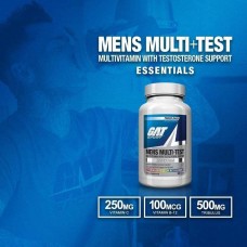 Men's Multi+Test, Multivitamin with Testosterone Support 90tabs German American Technologies