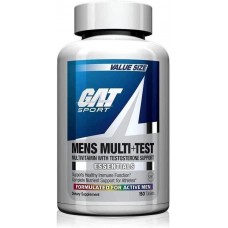 Витамины и минералы для мужчин GAT Men's Multi+Test, Multivitamin with Testosterone Support 150tabs German American Technologies Витамины и минералы для мужчин GAT Men's Multi+Test, Multivitamin with Testosterone Support 150tabs German American Technologies