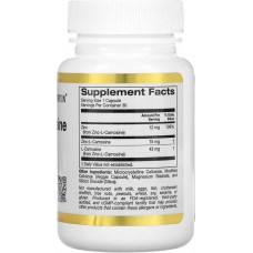 Zinc-L-Carnosine Complex, 30 Veggie Capsules California Gold Nutrition