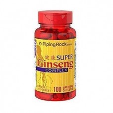 Женьшень і маточного молочка Super Ginseng Complex Plus Royal Jelly Capsules 100 Piping Rock