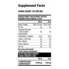 L-карнитин Carni 120000mg Liguid ( 10ml-1200mg ) 1000ml (Apricot)  Extrifit