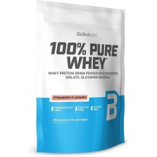 Протеїн 100% Pure Whey 454 g (Strawberry) Biotech