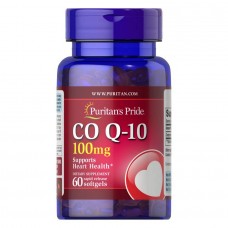 Коензим Q-10, Q-SORB™ Co Q-10 100 mg - 60 softgels Puritans Pride