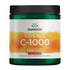 Вітамін С, 100% Pure Vitamin C Powder - 454g(16oz) Swanson