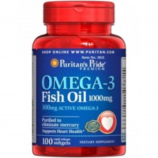 Омега-3, Omega 3 1000mg - 250softgels Puritans Pride