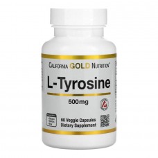L-Tyrosine 500mg - 60 veg caps California Gold Nutrition