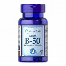 Витамин В-50, Vitamin B-50 Complex - 100 Caps Puritans Pride