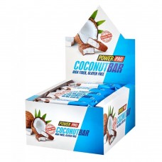 Кокосовые батончики, Protein Bar - 20x50g Coconut Power Pro