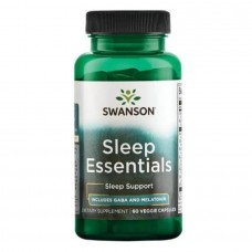 Комплекс для покращення сну, Sleep Essentials - 60 Veg Caps Per Bottle Swanson