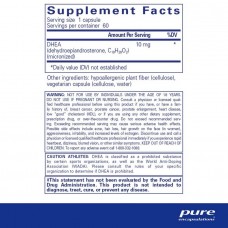 ДГЕА Pure Encapsulations (DHEA) 10 мг 60 капсул