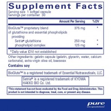 Ліпосомальний глутатіон Pure Encapsulations (Liposomal Glutathione) 30 капсул
