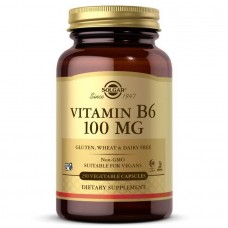Витамин B6 Solgar (Vitamin B6) 100 мг 250 капсул