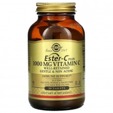 Естер-С вітамін С плюс Solgar (Ester-C Plus Vitamin C) 1000 мг 90 таблеток