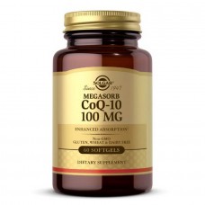 Коэнзим Q10 Мегасорб Solgar (Megasorb CoQ-10) 100 мг 60 мягких капсул