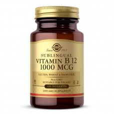 Вітамін В12 Solgar (Sublingual Vitamin В12 cyanocobalamin) 1000 мкг 100 таблеток