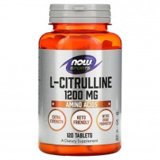 Цитруллин Now Foods (L-Citrulline) 1200 мг 120 таблеток