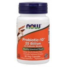 Пробіотик-10 Now Foods (Probiotic-10) 25 млрд МО 30 капсул