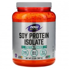Ізолят соєвого протеїну натуральний смак Now Foods (Soy Protein Isolate Natural Flavor) 907 г