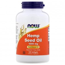 Конопляное масло Now Foods (Hemp Seed Oil) 1000 мг 120 гелевых капсул