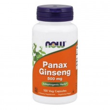 Женьшень Now Foods (Panax Ginseng) 500 мг 100 вегетарианских капсул