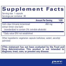Котячий кіготь Pure Encapsulations (Cat's Claw) 90 капсул