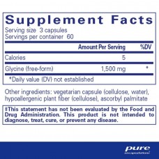 Гліцин Pure Encapsulations (Glycine) 180 капсул