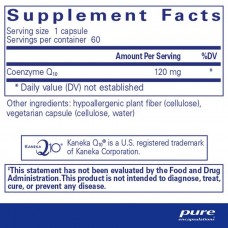 Коензим Q10 Pure Encapsulations (CoQ10) 120 мг 60 капсул