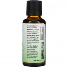 Олія чайного дерева органік Now Foods (Essential Oils Oil Tea Tree) 30 мл