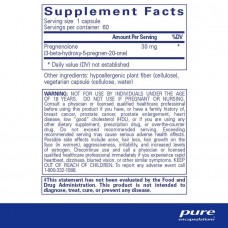 Прегенолон Pure Encapsulations (Pregnenolone) 30 мг 60 капсул