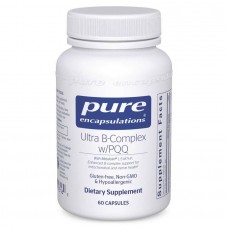 Комплекс витаминов группы В плюс PQQ Pure Encapsulations (Ultra B-Complex with PQQ) 60 капсул