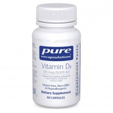 Вітамін Д3 Pure Encapsulations (Vitamin D3) 5000 МО 60 капсул