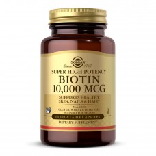 Біотин, Biotin 10000 mcg - 60 vcaps Solgar