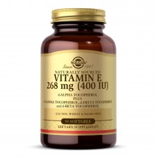 Вітамін Е, Vitamin E 268 mg (400 IU) Mixed - 50 softgels Solgar