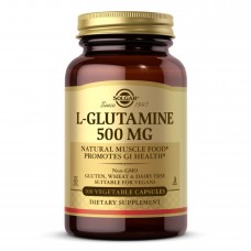Л-Глютамін, L-Glutamine 500mg - 100 vcaps Solgar