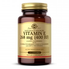 Вітамін Е, Vitamin E 268 mg (400 IU) Mixed - 100 softgels Solgar