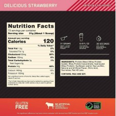 Gold Standard 100% Whey 2273g (Delicious Strawberry) EU  Optimum Nutrition