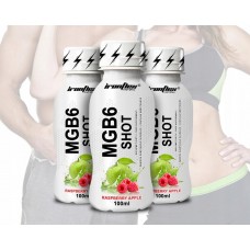 Магний + Витамин В6 Iron Flex Mg+B6 Shot 12x 100 ml (Apple raspberry)  IronFlex
