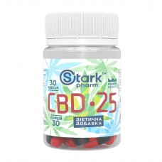 Кaнaбiдioл, Stark CBD 25mg - 30 caps Stark Pharm