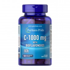Вітамін С, Vitamin C-1000 Bioflavonoids - 100 caps Puritans Pride
