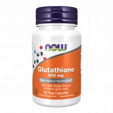 Глутатион, GLUTATHIONE 500mg - 30 vcaps Now Foods