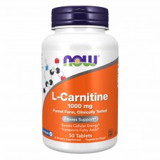 Л-Карнитин, L-Carnitine 1000 mg - 50 tabs Now Foods