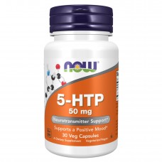 5-гидрокситриптофан, 5-HTP 50mg - 30 vcaps Now Foods