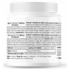 Вітамін D3 FitMax Vitamin D3 2000 150 tabs  FitMax