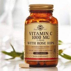 Вітамін С Solgar Vitamin C 1000 mg With Rose Hips 100 Tablets  Solgar