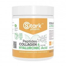 Колаген і гіалуронова кислота Stark Pharm Collagen Peptides & Hyaluronic Acid 225g (Киви) Stark Pharm