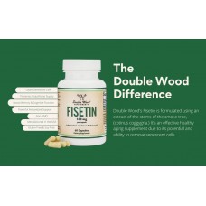 Фізетин Double Wood Fisetin 100 mg, 60 capsules
