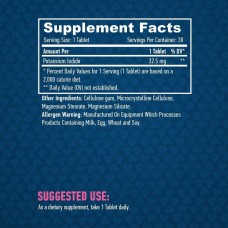 Йодид калію Haya Labs Potassium Iodide 32,5mg 30tabl