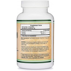 Кверцетин із бромелайном Double Wood Quercetin With Bromelain 1200 mg 120 capsules